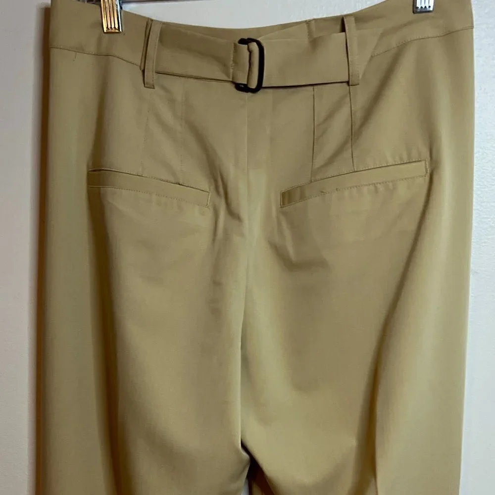 Free People Zoey Tapered Trousers Size 8 in Mustard Seed Color